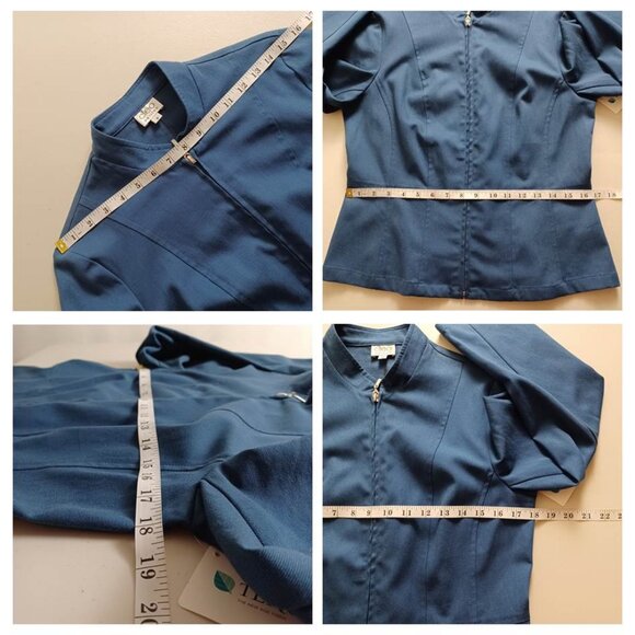 Cleo Blue Skirt Blazer Suit Set - Picture 7 of 16